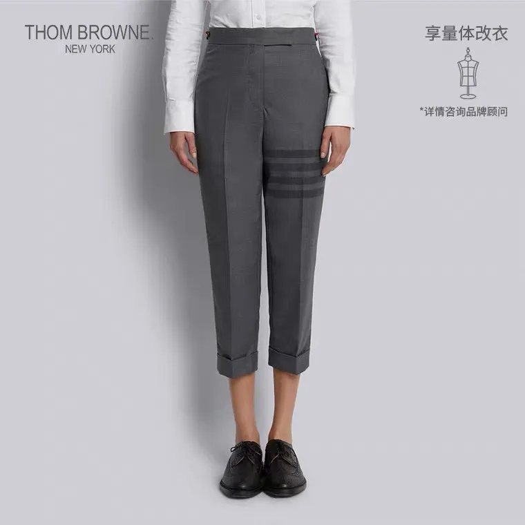 ：202 （TB Gray ） THOM BROWNE .TB Classic ： Quality TB TB ：Gray/Black Size 0/1/2/3/4